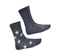 vitsocks Chaussette d'hiver LAINE MÉRINOS chaude fine Homme (2 PAIRES) confortable douce, gris-blanc, 44-46