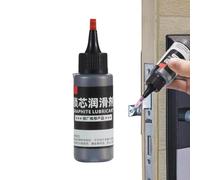VITSRISEA AGENT GRAPHIQUE DE SEC - POUDRE GRAPHITE 50 ML | Lubrifiant De Haute Qualité Sous Forme De Poudre, Tube À Aiguille Pour Une Application Précise, Lubrifiant Sec Naturel, Polyvalent Et Portabl
