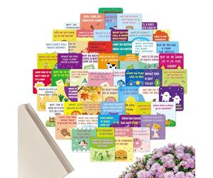Vitsrisea Cartes De Conversation pour,Ensemble De 60 Pièces Drôle | Carte De Conversation Drôle - pour La Croissance Et L'éducation dans La Routine Quotidienne À La Maison Et À L'école avec Le