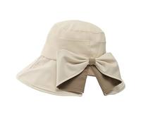Vitsrisea Chapeau de la mode, chapeau de soleil pour femmes | chapeau de seau Bowknot extérieur large - élégant couvre-chef de jardin, couvre-chef multifonctionnel avec protection UV pour les femmes