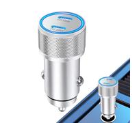 Vitsrisea Chargeur de voiture USB C - Adaptateur de chargeur PD pour téléphone - Accessoires de voiture avec double ports QC et PD pour téléphone, tablette, ordinateur portable, appareil photo GPS