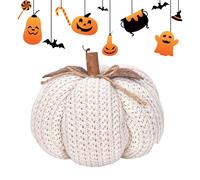 Vitsrisea Citrouilles en Tricot - Décor d'halloween,Petit Ornement Fait Main pour Décor de Maison, Centre de Table, Manteau, Porche et Lieu de Travail