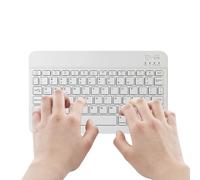 Vitsrisea Clavier Portable, Clavier sans Fil pour PC - Clavier Ultra -Slim, Compact and Light | Maître d'ordinateur Silencieux, Rechargeable et pour Smartphone