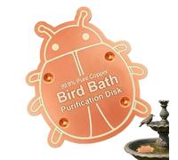 Vitsrisea Copper Bird Bath Disc,Safe Animal Shaped Universal Purification - Bird Bath Purification Disk | for Garden Yard Patio Balcony Lawn Grassland