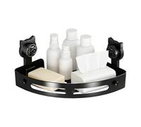 Vitsrisea Corner Shower Rack | Toiletries Holder No Drilling,Cat Design Suction Cup Shower Shelf,for Bathtub Hotel Home Apartment Dorm Nursery Body Wash Soap Bar Towel