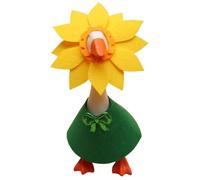 Vitsrisea Desk Goose Clothes | Statue Costume Decoration - Desk Goose Clothing with Sunflower Hat and Skirt - for 7 Inch Statue Home Living Room Workplace Apartment Holiday Gathering Party