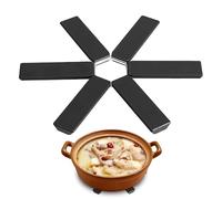 Vitsrisea Dessous de plat pour assiettes chaudes - Base isolante antidérapante - thermique pliable pour contenir des ustensiles de cuisine, salon, maison campagne