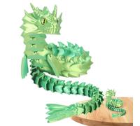 Vitsrisea Dragon articulé imprimé en 3D - Jouet agité avec articulations Flexibles, Figurine de Dragon positionnable, créature Fantaisie articulée, modèle imprimé |, garçons, Filles, Amis, fami