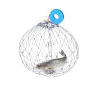 Vitsrisea filetDe Piégeage De Poisson, Pièges À Crabe - filetPêche Pêche Au Crabe | filetMultifonctionnel en Fil d'acier Souple, Ouverture Et Fermeture Automatiques pour Attraper des Poissons,