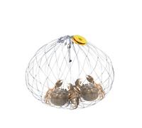 Vitsrisea filetDe Piégeage De Poisson, Pièges À Crabe - filetPêche Pêche Au Crabe | filetMultifonctionnel en Fil d'acier Souple, Ouverture Et Fermeture Automatiques pour Attraper des Poissons,