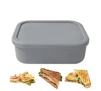 Vitsrisea Food Grade Silicone Lunch Container - Heat-resistant, Microwave- Box | Portable Meal Storage with Coldproof Seal | Light Weight Ideal for Schools, Universities, Officce, Picnic Everyday Use