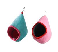 Vitsrisea Hamac pour hamster : petit lit suspendu en polyester pour animaux de compagnie, intérieur et extérieur, endroit confortable pour se reposer et dormir, accessoire pour cage d'escalade