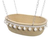 Vitsrisea Hamac pour petits animaux domestiques - suspendu en corde de coton, chaud cochon D', volet, cachette pour hamsters, accessoire de cage | endroit confortable pour plus d'animaux Do