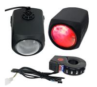 Vitsrisea Haut-parleurs De Moto, Système Stéréo De Moto - Système Audio Moto pour Guidon,Amplificateur Votre Balade Radio, Système D'ampli Audio, Son Hi-FI Stéréo pour Moto pour VTT Et