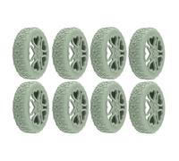 Vitsrisea Housses de roue de valise - Protection de roue de bagage en silicone anti-bruit - Housses de magicien | 8X Roller, Chaussures de magicien antidérapantes durables, enveloppements de roue de