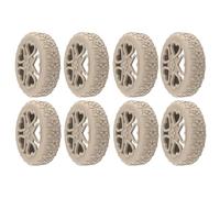 Vitsrisea Housses de roue de valise - Protection de roue de bagage en silicone anti-bruit - Housses de magicien | 8X Roller, Chaussures de magicien antidérapantes durables, enveloppements de roue de