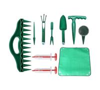 Vitsrisea Kit d'outils de jardinage | Perforateur de sol manuel - Nappe pour transplantation de d'intérieur, pour planter, , , légumes, tomates et poivrons, fleurs, gazon,