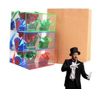 Vitsrisea Magician Props For Adults,Paper Appearing Flower | Paper Appearing Flower from Empty Box Tricks Dream | for Beginners, Enthusiasts