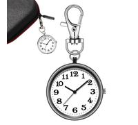 Vitsrisea Montre à Clip - Montre à pour Sac à Dos, Porte-clés - Horloge de Poche élégante à Clip - Montre analogique à Suspendre pour Voyage, extérieur, Offrir à des Amis ou à la Famille