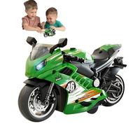 Vitsrisea Motorrad-Modellbausatz-Set, Motorradfigur | Elektrisches Spielzeug-Motorrad-Figurenset - Freundliches perfektes Spielerlebni Motorrad Rückzugsmotor für, Mädchen, Kinder, Erwachsene
