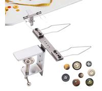 Vitsrisea Outil auxiliaire pour machine à coudre, enfile-aiguille pour machine à coudre, outil auxiliaire réglable, pince d'enfilage rapide, accessoire de machine à coudre manuelle pour usines