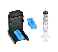 Vitsrisea Outils de recharge d'encre, kit de recharge d'encre, seringue en caoutchouc, clip de recharge multifonction, kit de recharge pour cartouches d'encre à d'encre, pratique