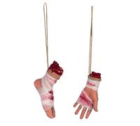 Vitsrisea Parties du Corps Coupées - Vue Saignée en Taille Naturelle, Réalisme Effrayant, Sculptée Détaillée, Finition Tachée De Rouge Agressive, Attraction De Fête