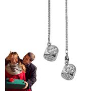 Vitsrisea Pendentif pour rétroviseur, ornements de rétroviseur | Pendentifs porte-clés en forme d'écrou en accrochables | Ornements suspendus rétro et, décoratifs intérieurs pour