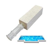 Vitsrisea Pierre ponce - Nettoyant pour cuvette de toilette - Pierre ponce pour toilettes - Pour les anneaux d'eau dure - Pierre de nettoyage avec poignée - Nettoyant haute performance - Puissant