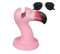 Vitsrisea Porte-lunettes de table, porte-lunettes en forme de flamant rose, support décoratif en résine sculptée, design animal, pour maison, bureau, , femme