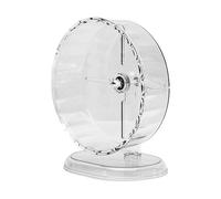 Vitsrisea Roue silencieuse pour Hamster - Silencieuse avec Support - Petite Roue d'exercice et de Jeu | pour Les Races de Taille Moyenne telles Que : Ours doré, Chinchilla, Lapin, hérisson, Gerbille