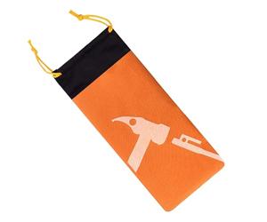 Vitsrisea Sac de rangement pour clous de sol, sac à clous de sol - Sac de rangement étanche pour tente - 600D Oxford Pocket Camping, sac de rangement pour piquets, sac de rangement pliable, Orange