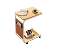 Vitsrisea Table d'appoint pour salon, canapé, support de boissons, console d'accentuation | Table de chevet mobile à roulettes Organisateur de rangement Coffee Lounge Table Compagnon Mini chaise