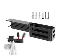 Vitsrisea Wall Key Holder Organizer - Metal Modern Shelf with Tray, Wall Key Holder for Mail Letter Wallet Home Decor Living Room Bedroom Apartment Dorm Farmhouse Hallway Front Door | Entryway Center