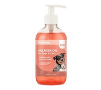 VITTALOGY Huile de saumon pour chiens et chats - Complément naturel riche en oméga 3 EPA et DHA, anti-inflammatoire, améliore la peau, les cheveux et les articulations, renforce l'immunité et la santé