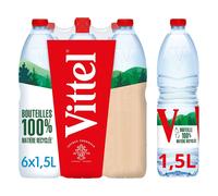 VITTEL Eau minérale - 6 x 1,5 L