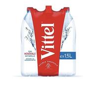VITTEL - Eau Minérale 6X1.5L - Prix de l'Unité