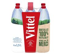 VITTEL - Eau Minérale 6X1.5L - Vendu Par Unité
