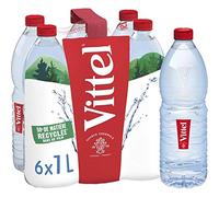 VITTEL - Eau Minérale Naturelle 6X1L - Livraison Gratuite - Prix Par Unité