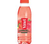 Vittel Eau minérale naturelle fruité - Fraise et Framboise - Lot 24 bouteilles 50 cl