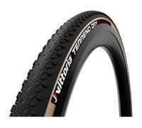 Vittoria Terreno Dry 700x38C (40-622) Bande de roulement noir, flancs marron Tubeless Ready TLR 1C Graphene 2.0