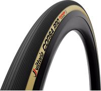 Vittoria Pneu route Corsa Pro Tubeless 700 x 30 Noir/Beige