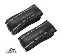 Vittoria RideArmor TLR Graphene Bicycle Tire 700x34C with ZEOSS Sticker, Black, 2 Tires, VT3197-ZEO