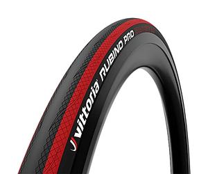 Vittoria Rubino Pro IV 700C X 25 Road Tyre 700C x 25, Noir Rouge