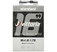 Vittoria Standard Chambre à air Unisexe, Noir, 16x1.5/1.75