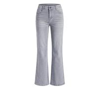vittorio y Jeans Femme Évasés Élastiques Push Up, Effet Modelant, Coupe Slim, Style Décontracté et Élégant, gris, XXL