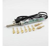 Vituord Machine À Rainurer Les Bords Chauffants en Cuir, Outil Électrique De Rainurage des Bords Chauffants en Cuir, Température Réglable, avec 8 Embouts en Laiton