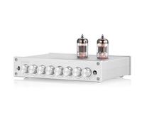Vituord Préamplificateur Égaliseur 7 Bandes, Préamplificateur À Tubes HiFi, avec Réglage des Fréquences Hautes, Moyennes Et Basses (50 Hz - 16 KHz), Entrées/Sorties RCA/XLR Symétriques
