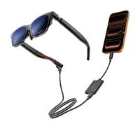 VITURE Luma Pro Lunettes XR (Large) & USB-C XR Adapter Pro Bundle pour iPhone 17/16/15, Multi-Écran, Vidéo Spatiale & VR, 3D Immersif 1-Clic, 3Dof Amélioré, Jouer/Travailler en Charge