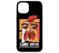 Vitus Catholique Saint surdormant Snooze Funny Cool Coq Coque pour iPhone 13